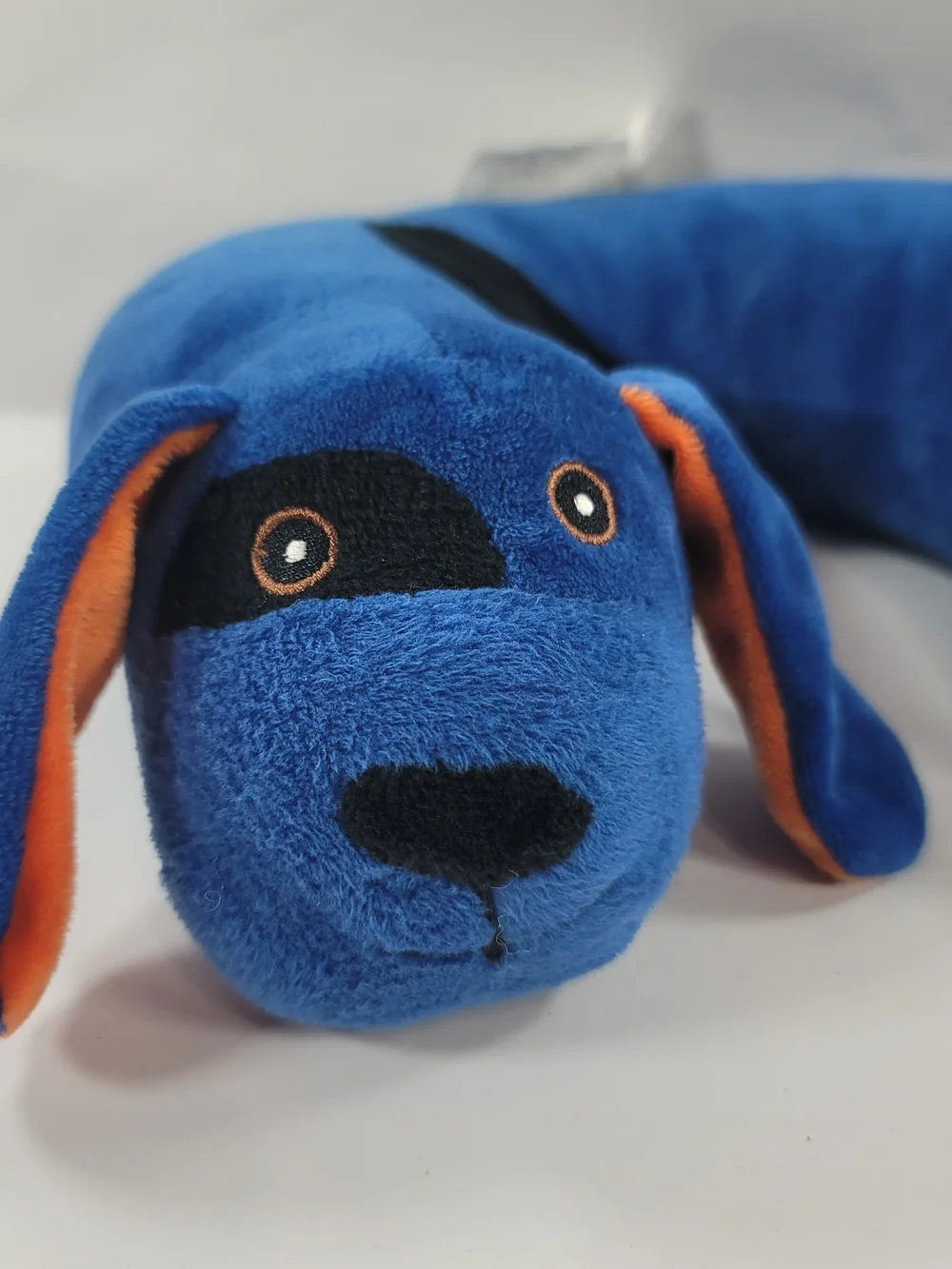 Abilitations Weighted Blue Dog Travel Neck Pillow